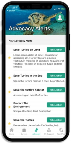 Advocacy apps can push action alerts to users and keep them engaged with the newest updates.
