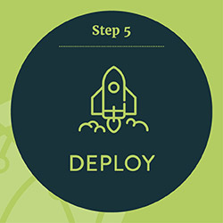 Step 5. Deploy your nonprofit technology solution.