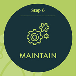 Step 6. Maintain your nonprofit technology solution over time.