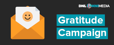 Gratitude campaigns are a type of nonprofit email marketing.