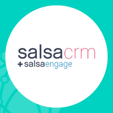 The seventh solution on our nonprofit CRM comparison is SalsaCRM + SalsaEngage.