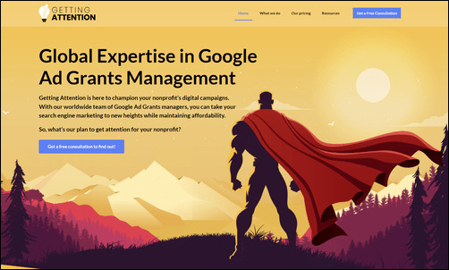 Rely on Getting Attention’s nonprofit consulting firm for expert Google Ad Grant management services.