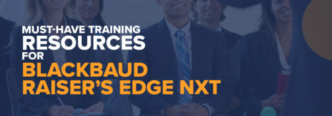 Feature image for our blog post on training resources for Raiser's Edge NXT
